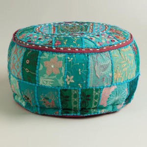 pattern pouf