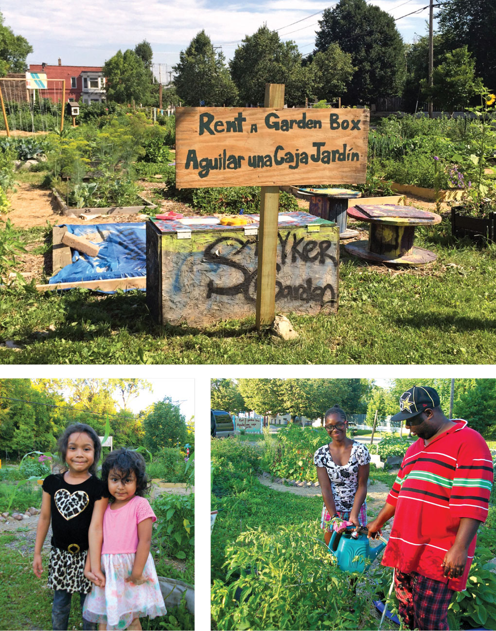 Stryker Community Garden and its gardeners