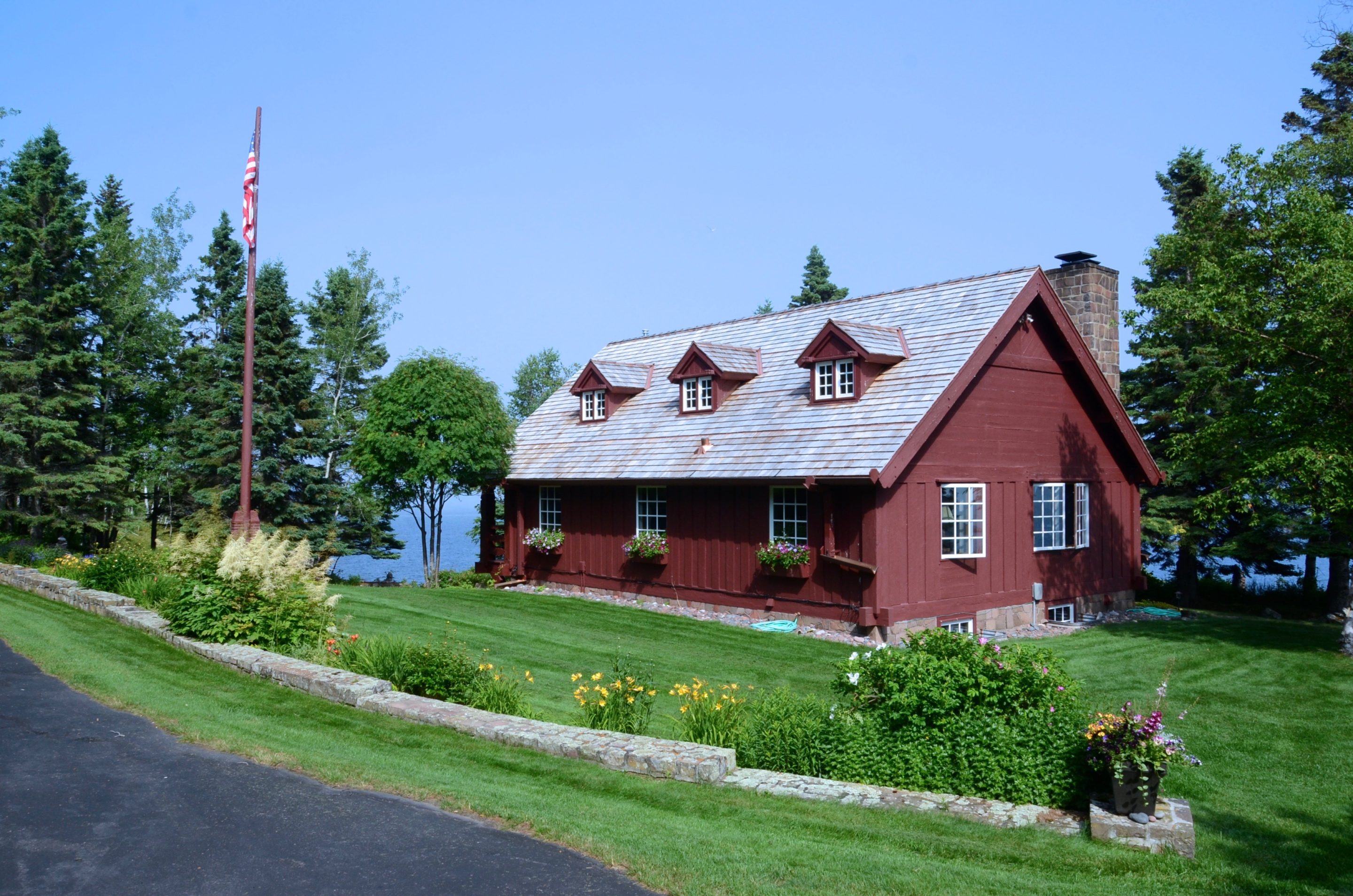 restored Lundie cabin side