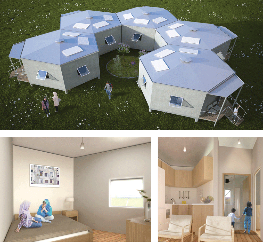 Refugee housing by Architects for Society