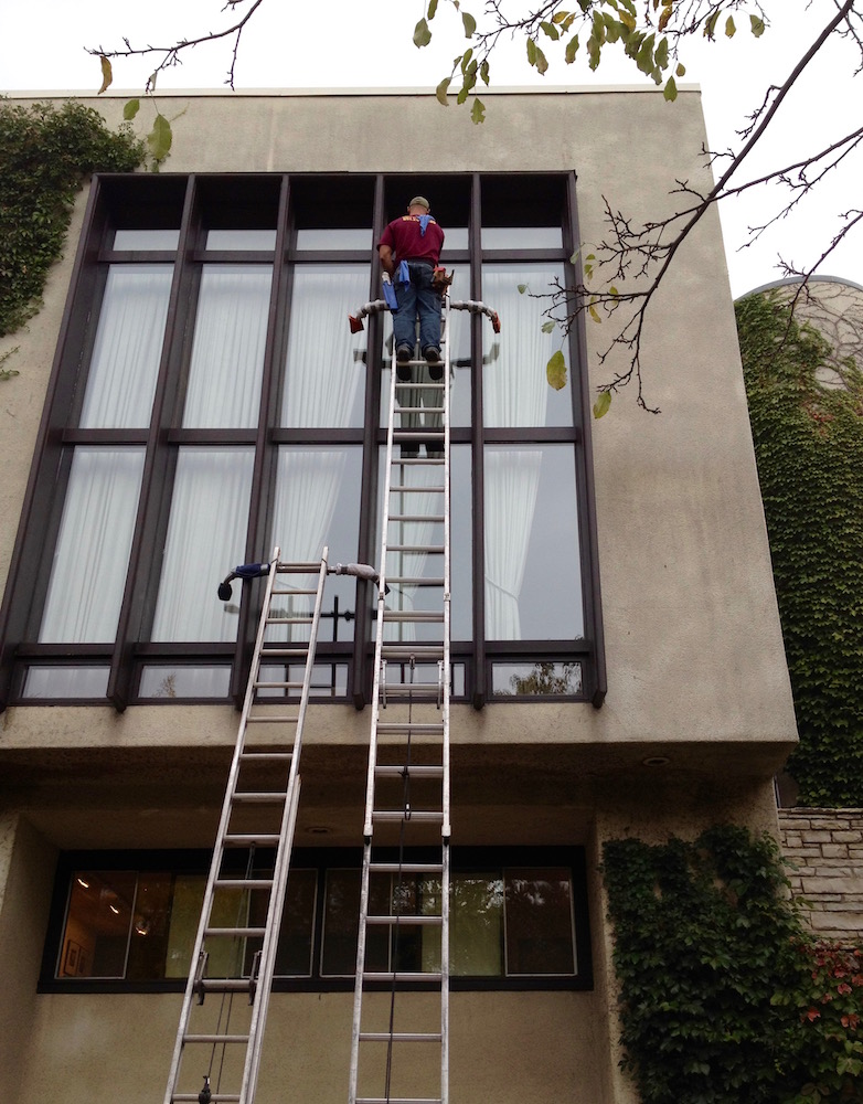 fall window cleaning