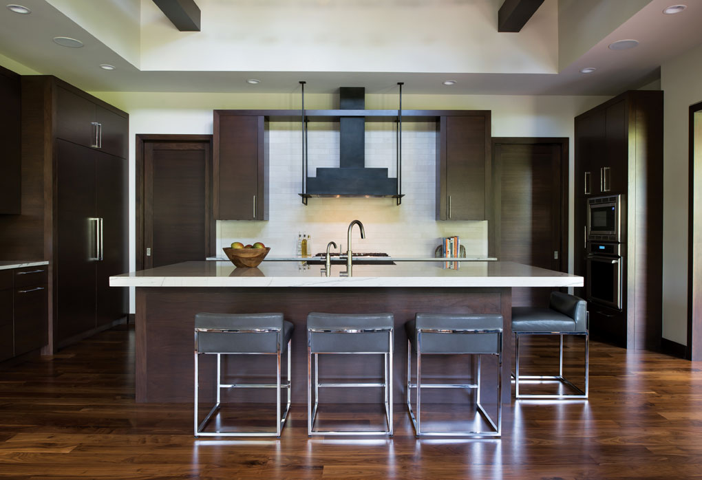 The kitchen inside Greg Jennings' Minnesota home.