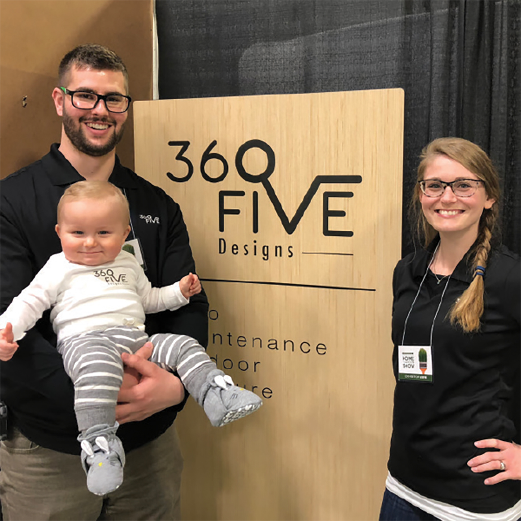 Meagan and Tanner Murchison of 360 Five Designs. 