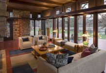 Frank Lloyd Wright remodel by Braden Construction and SALA Architects