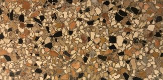 close up of Venetian terrazzo