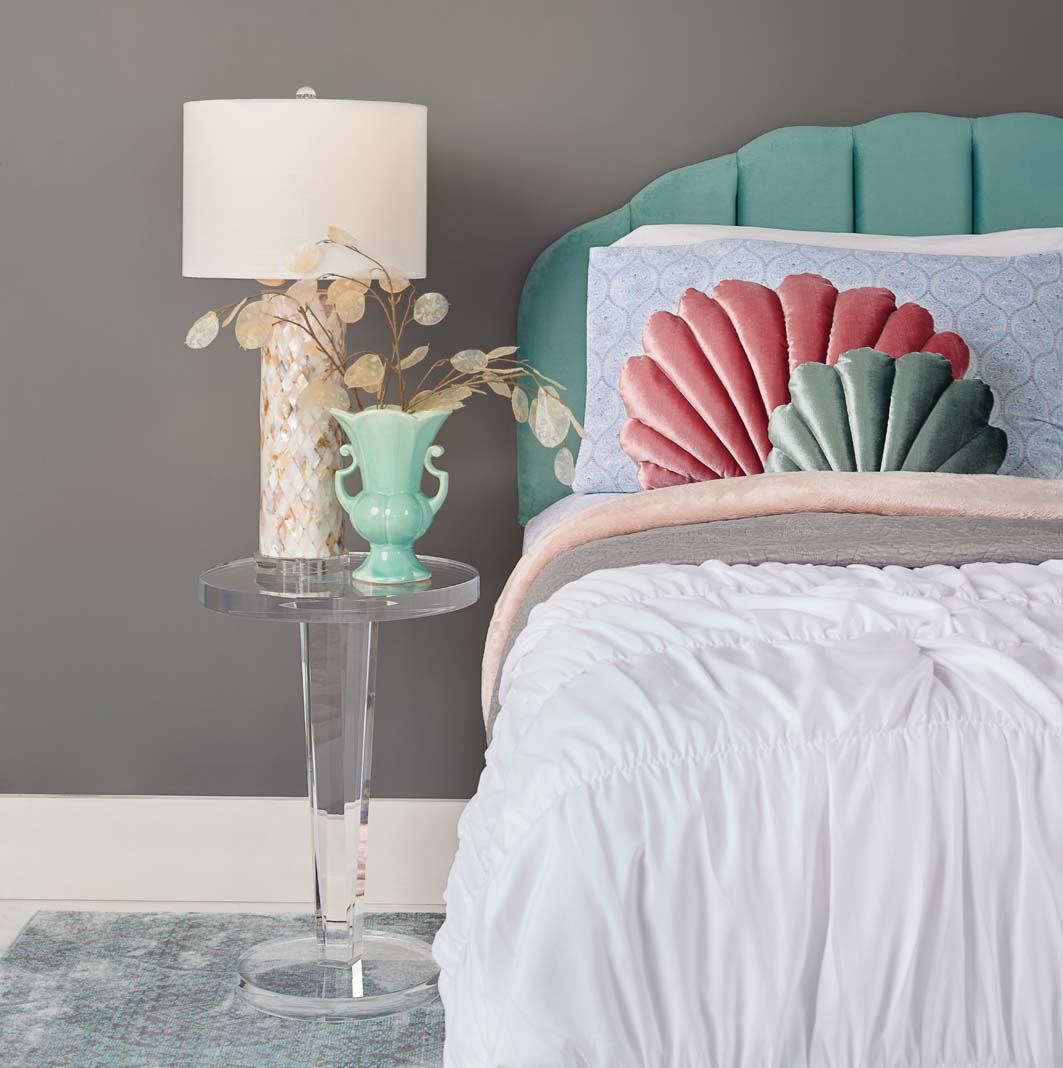 Sea Inspired Home Decor Finds Midwest, Nicole Miller Crystal Table Lamps