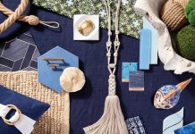 Rope textures, swirling blues, and sea glass are just some of the nautical decor touches you can add to your lake home this year.