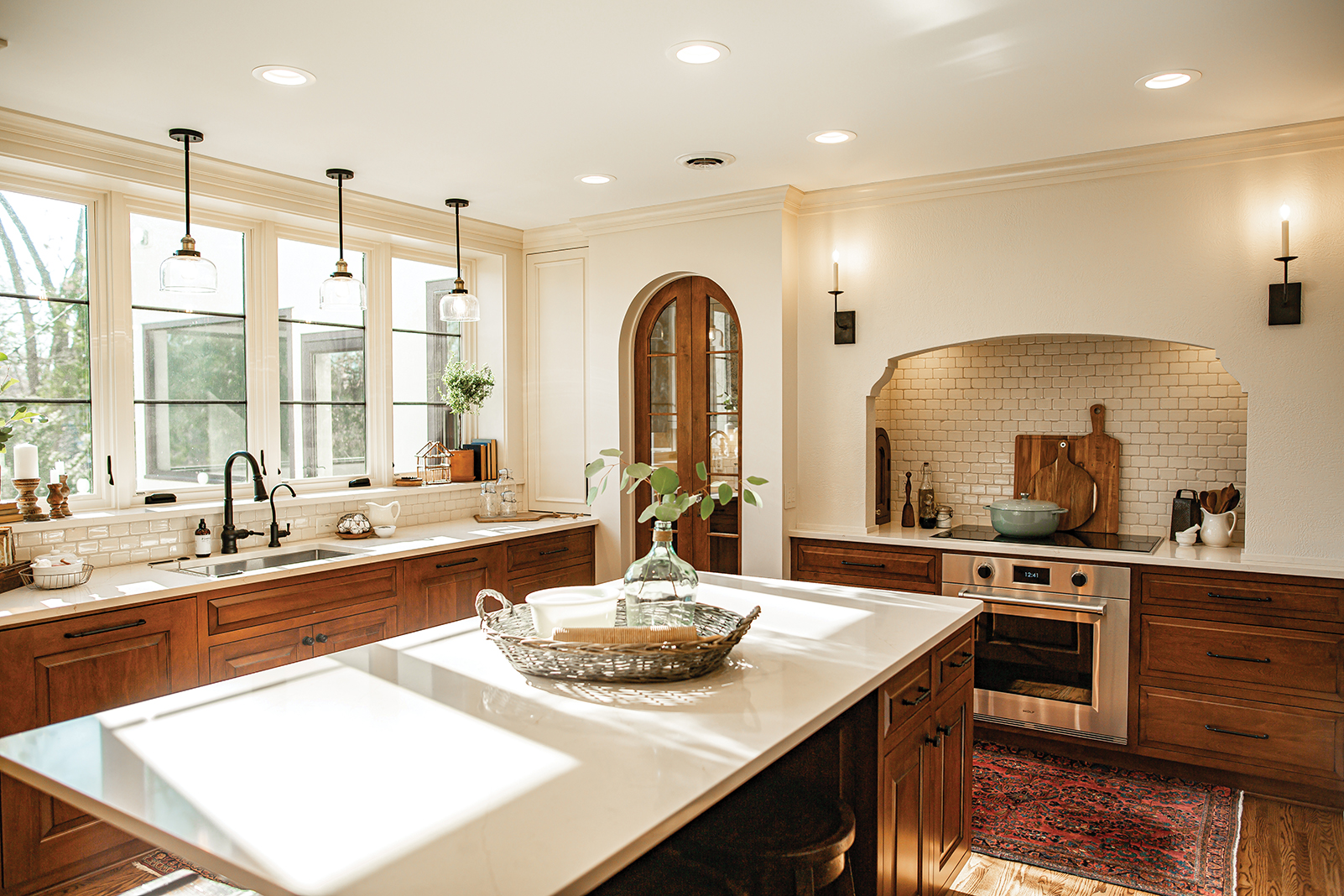 kitchen panel light makeover spanish style