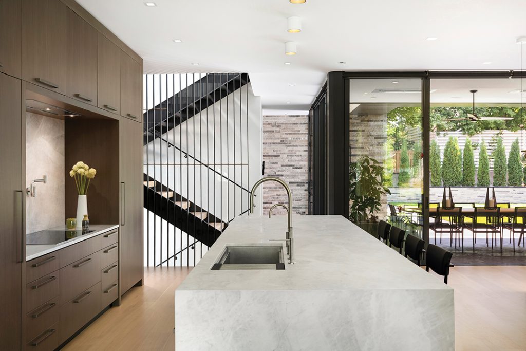 A Black-and-White Bathroom Beauty in Rochester - Midwest Home